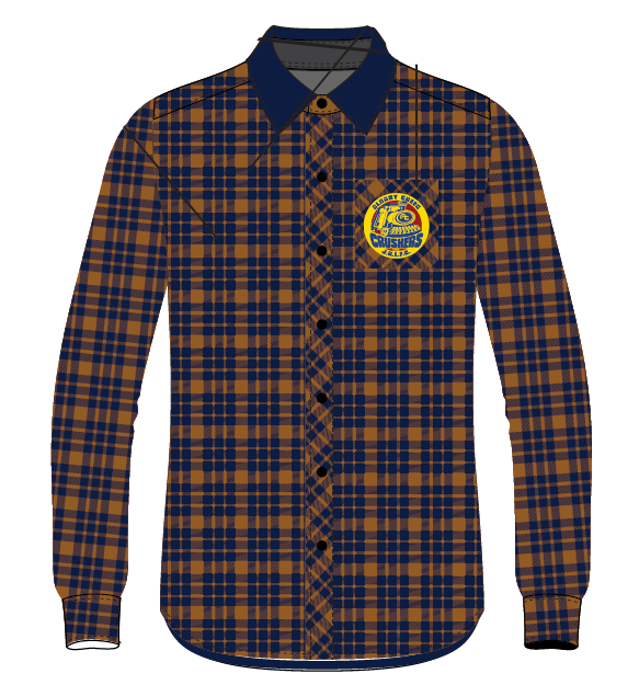 Albany Creek Crushers 2025 - Flannelette Shirt (embroidered badge)