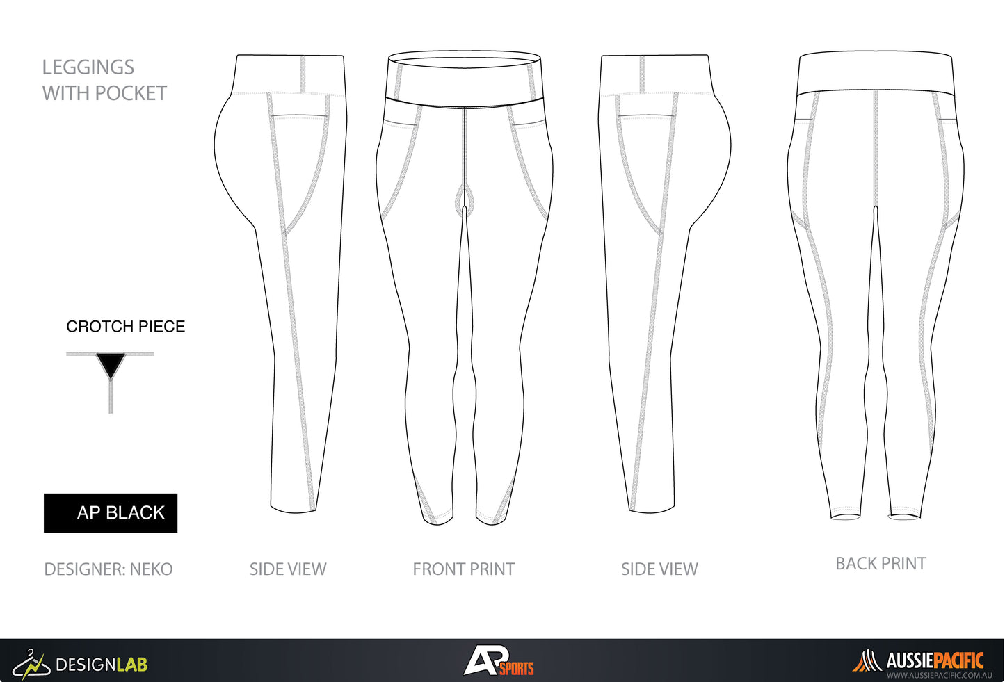Sublimated Gym Leggings