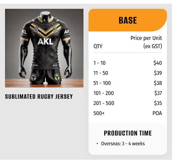 Sublimated Rugby Jersey