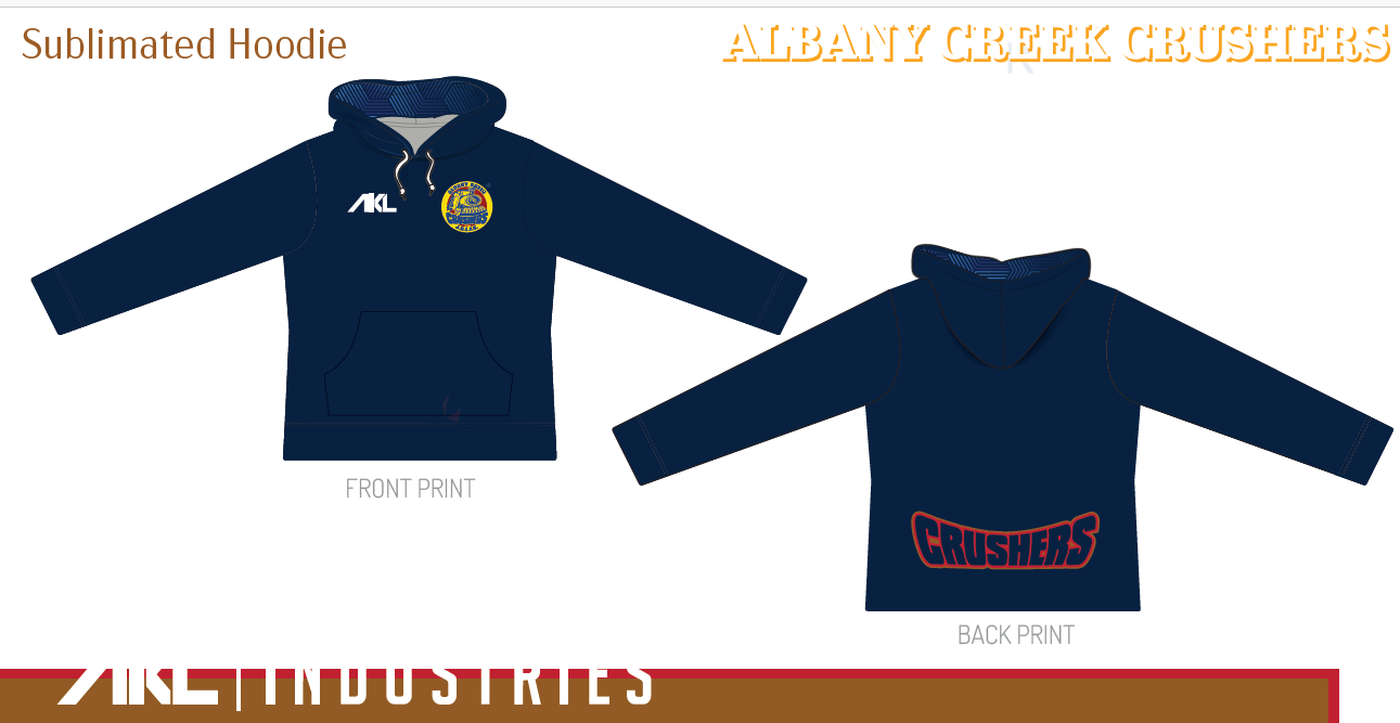 Albany Creek Crushers 2025 - Sublimated Hoodie
