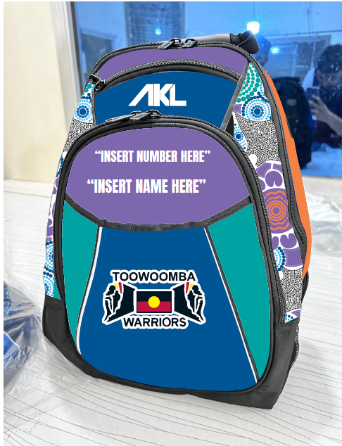 Toowoomba Warriors - Sublimated Backpack