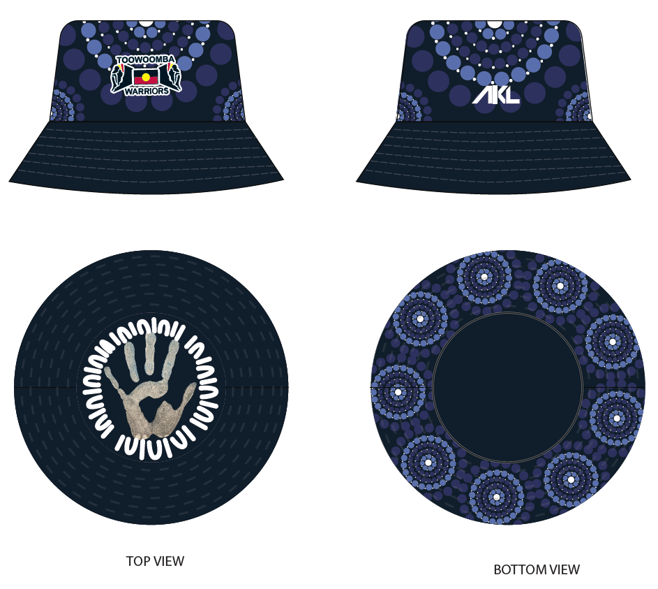 Toowoomba Warriors - Sublimated Bucket Hat