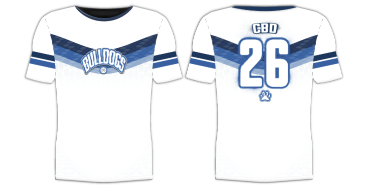 Bulldogs Training Tee - Chest Chevron - Adults