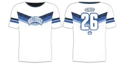 Bulldogs Training Tee - Chest Chevron - Adults