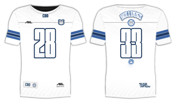 Bulldogs Training Tee - Sleeve Strips - Adults