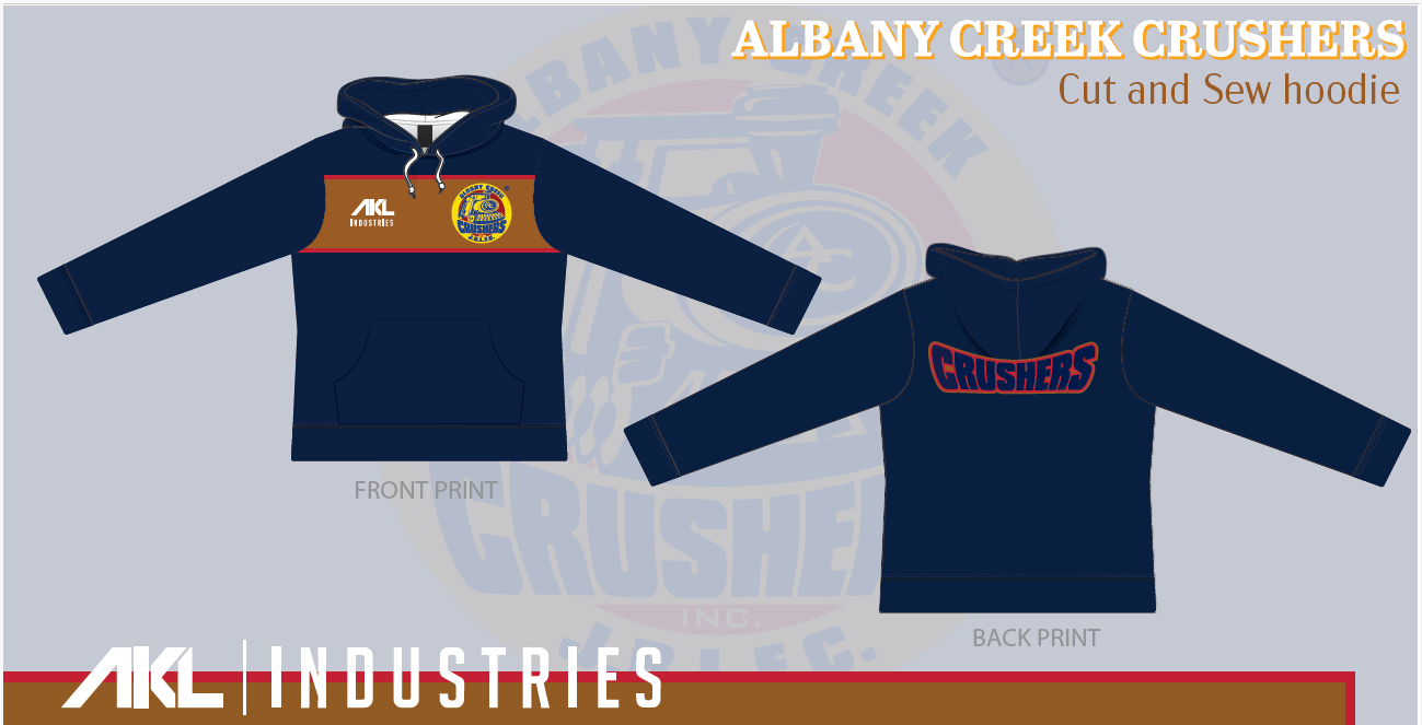 Albany Creek Crushers 2025 - Fleecy Hoodie