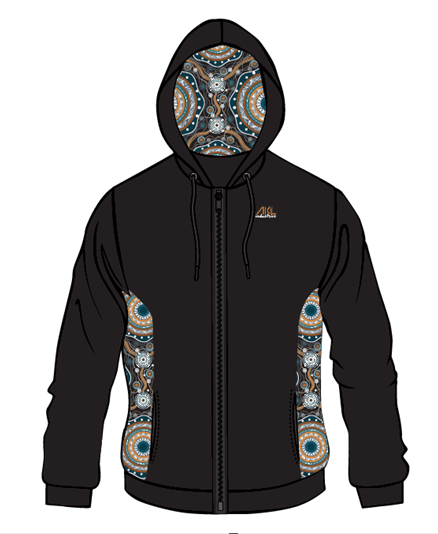 2026 NAIDOC Cut n Sew Hoodie - Brenton Bowen