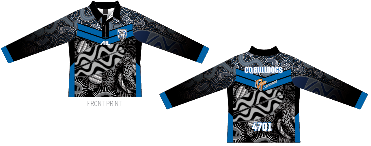 CQ Bulldogs - Fishing Shirt