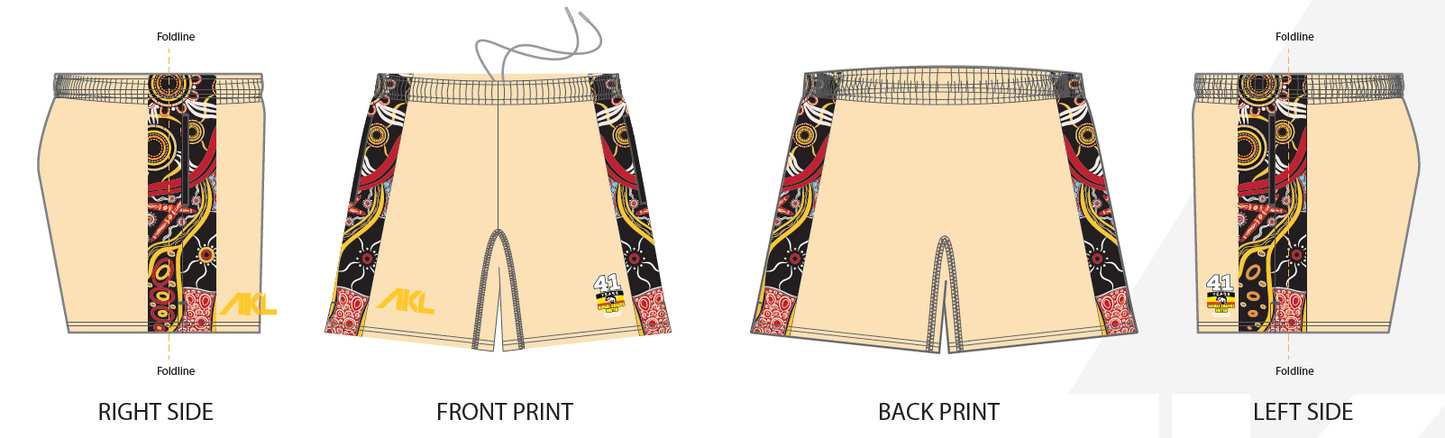 Bindal Sharks - Cotton Blend Casual Shorts