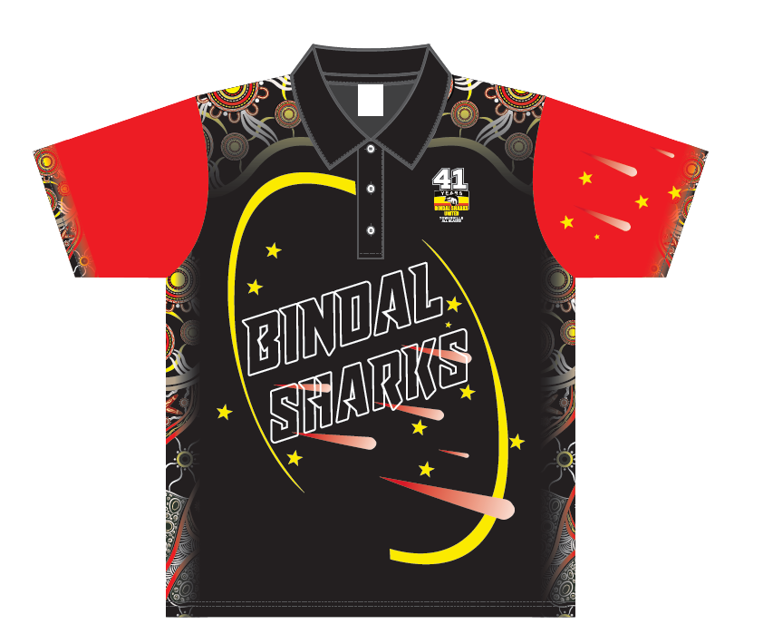 Bindal Sharks - Polo Shirt with Team Names