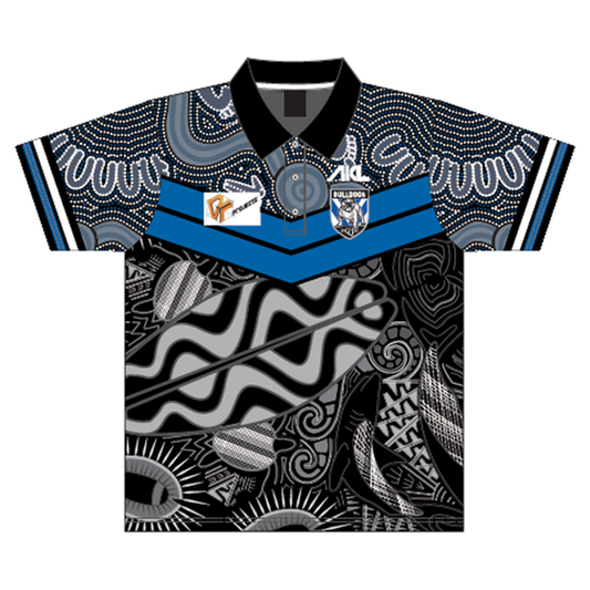 CQ Bulldogs - Black Polo