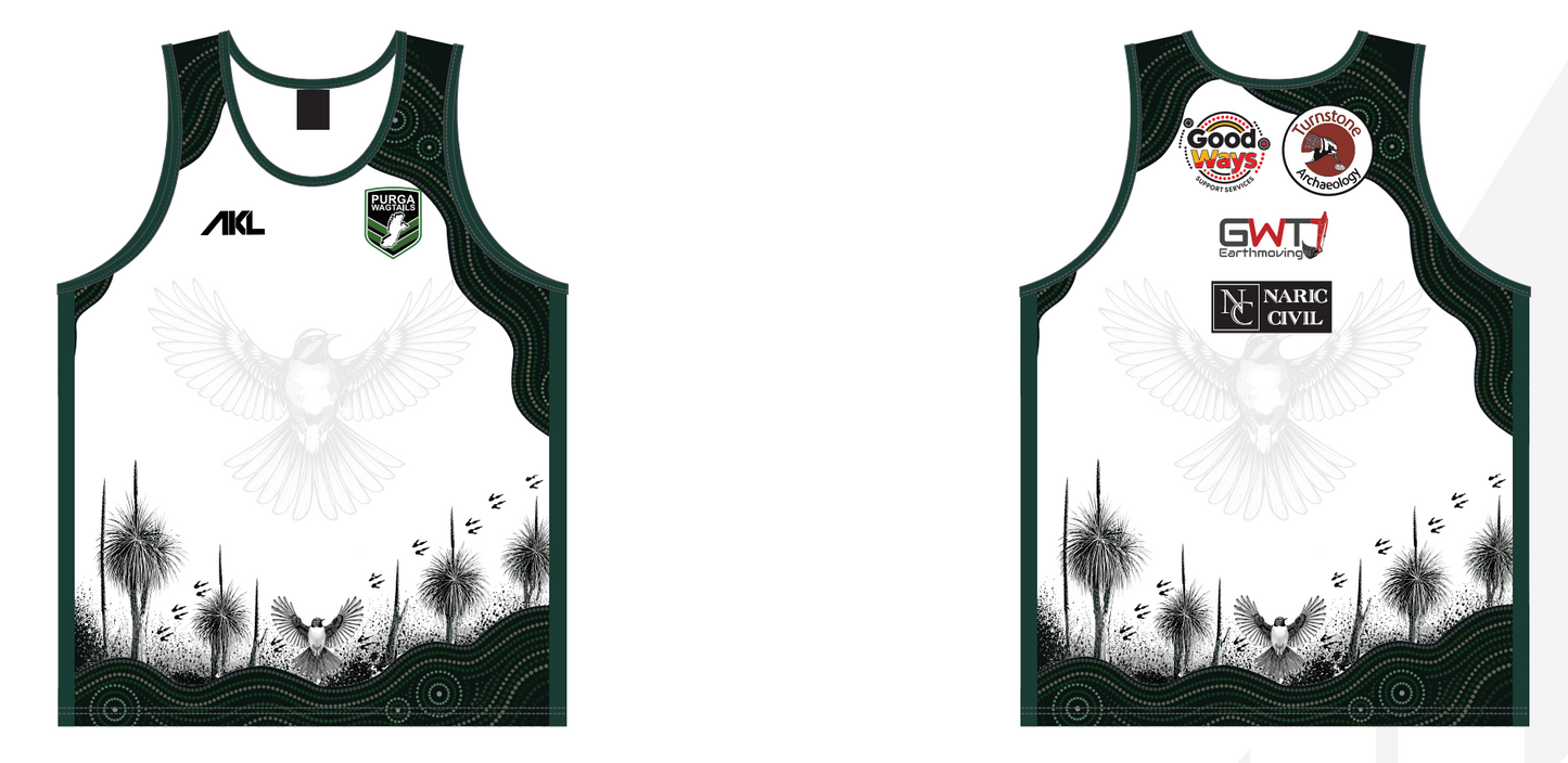Purga Wagtails- Training singlet