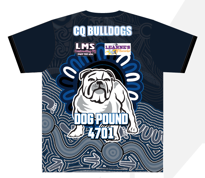 CQ Bulldogs- Training Tee