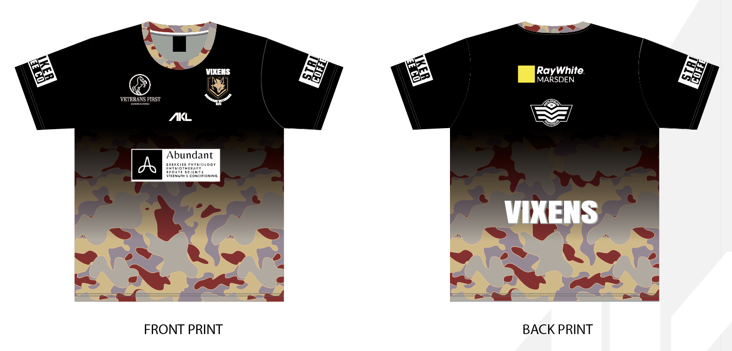 Brisbane Veterans Jackals - Training Tee