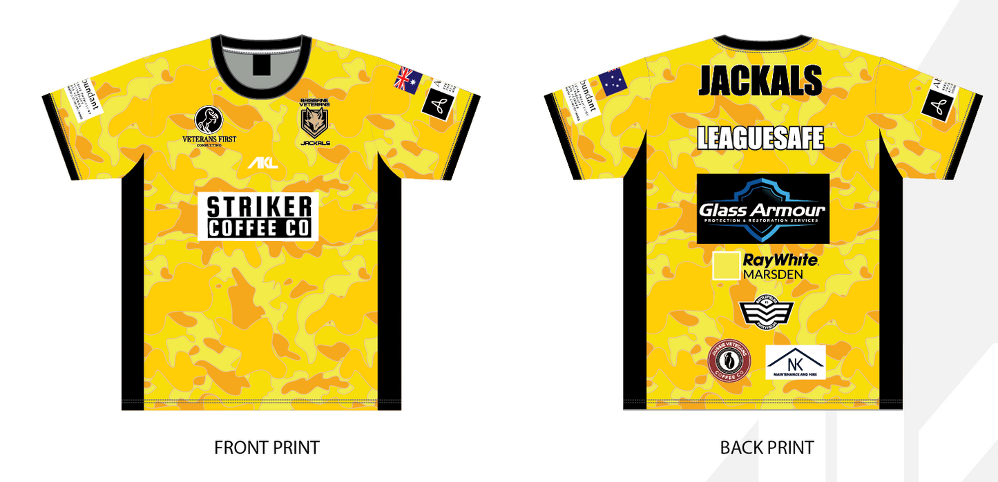 Trainers Tees- Brisbane Veterans Jackals