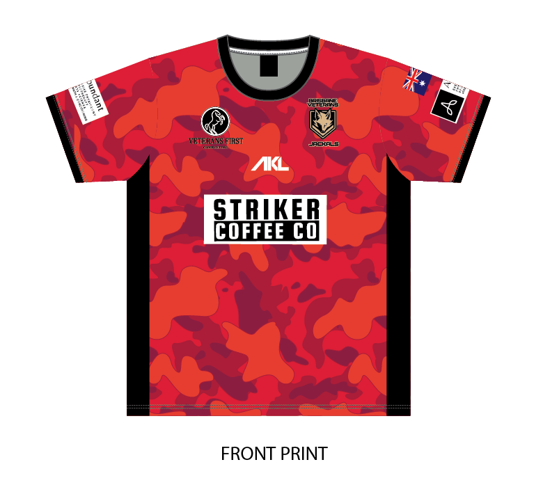 Trainers Tees- Brisbane Veterans Jackals