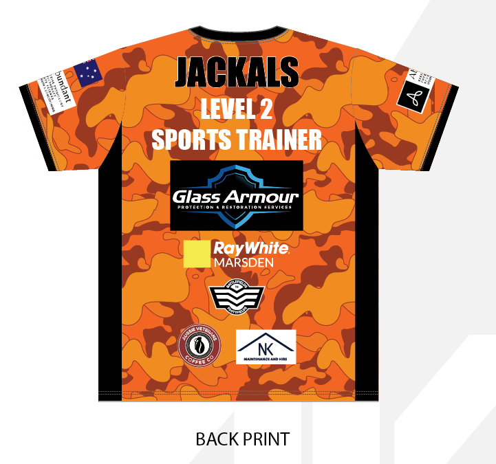 Trainers Tees- Brisbane Veterans Jackals