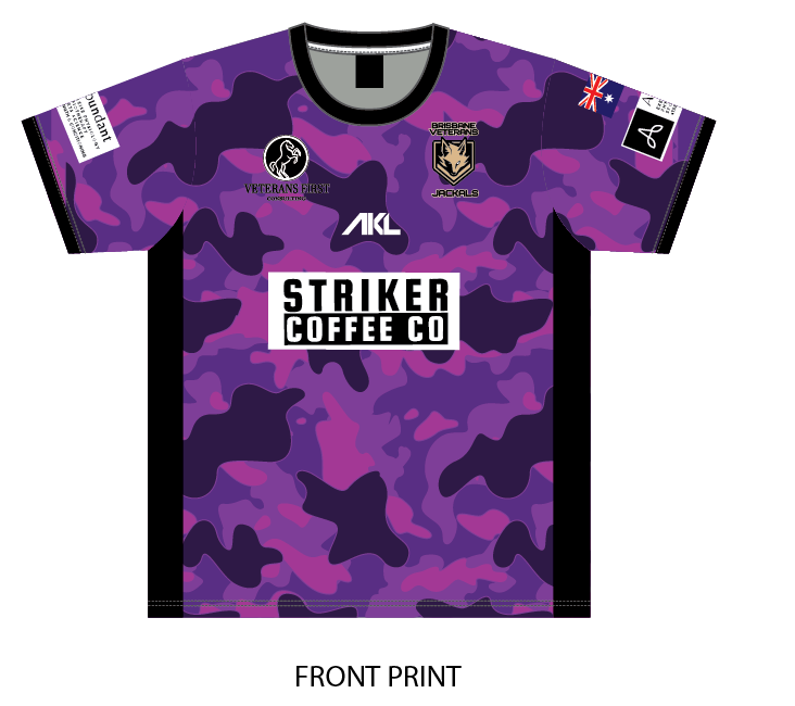 Trainers Tees- Brisbane Veterans Jackals