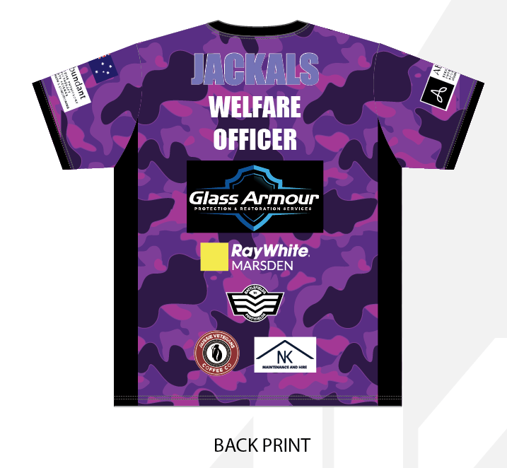 Trainers Tees- Brisbane Veterans Jackals