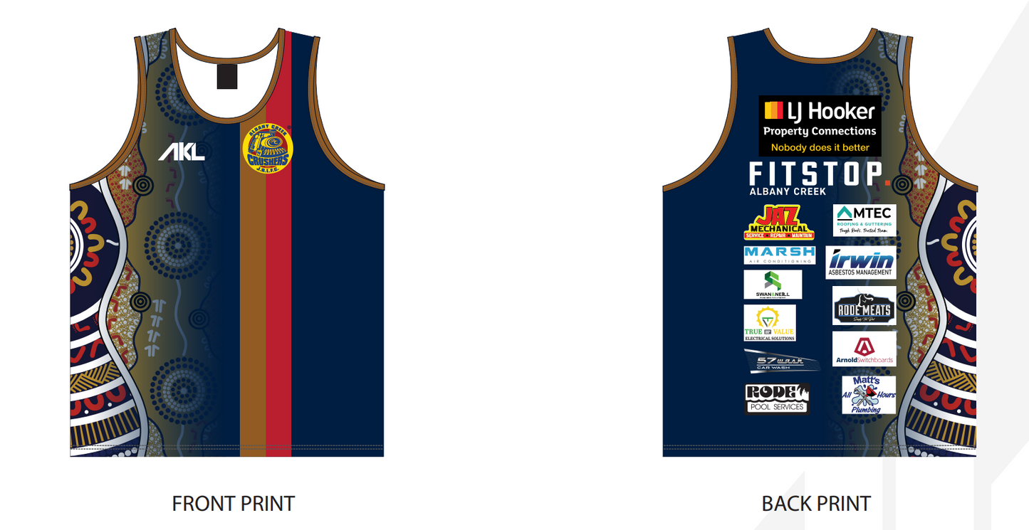 Albany Creek Crushers  - Training Singlet