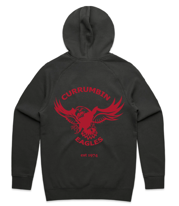 Fleece Hoodie- Currumbin Eagles - DELIVERED TO THE CLUB HOUSE