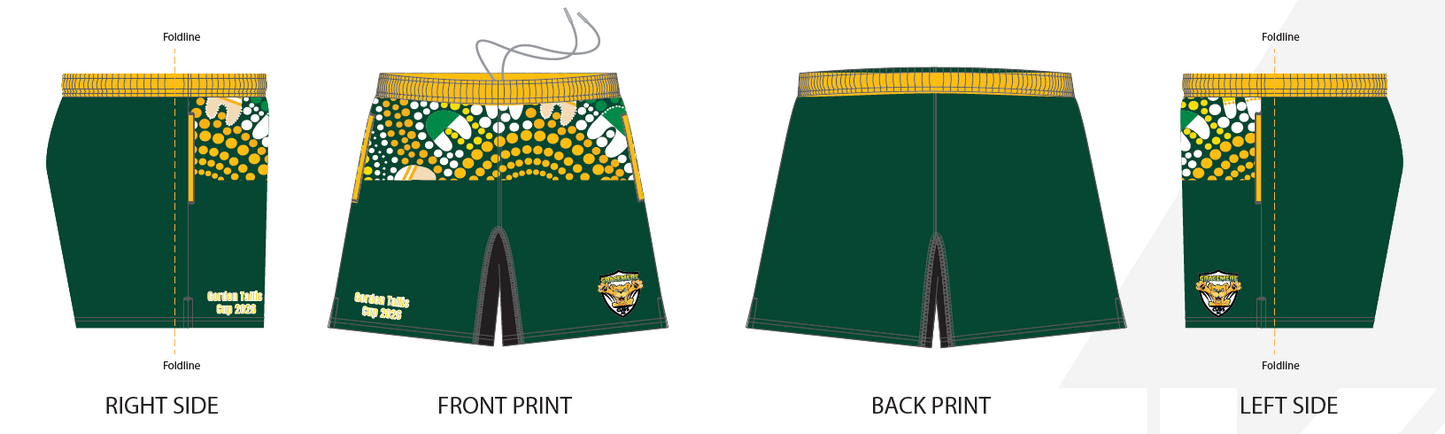 Gracemere Cubs Training Shorts - Gordon Tallis Cup 2026