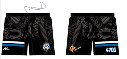 CQ Bulldogs - Black Training Shorts