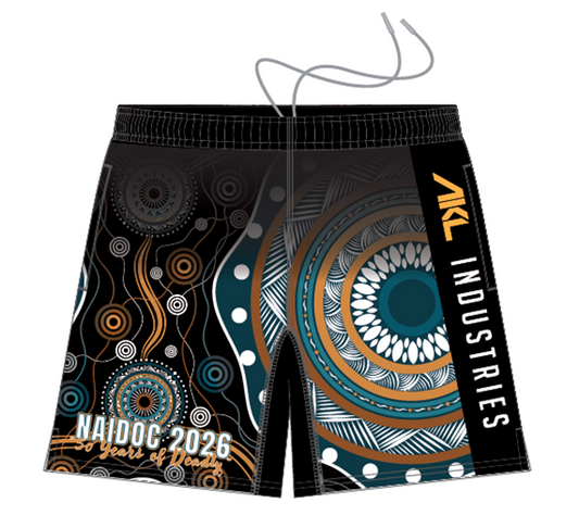 2026 NAIDOC Training Shorts - Brenton Bowen