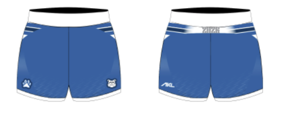 Bulldogs Training Shorts - Blue- Adults