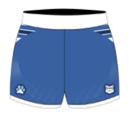Bulldogs Training Shorts - Blue- Adults