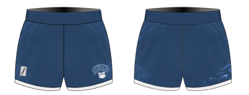 Bulldogs Training Shorts - Navy - Adults