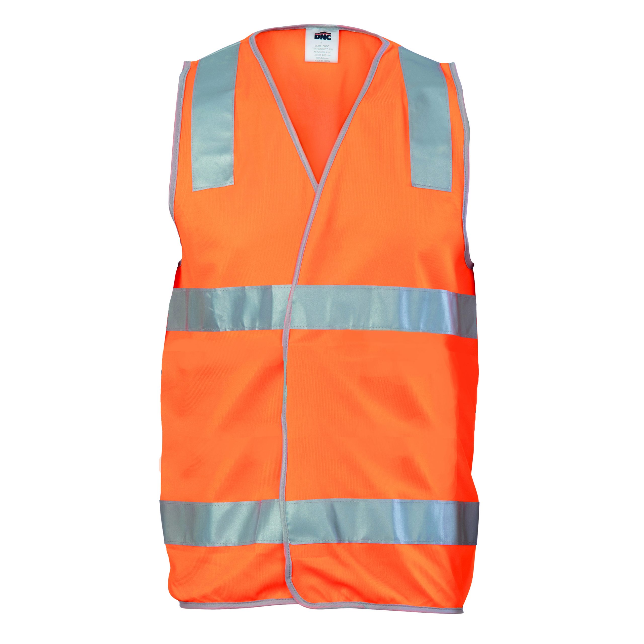 Day/Night Safety Vest with Hoop & Shoulder Generic R/Tape – AKL Industries