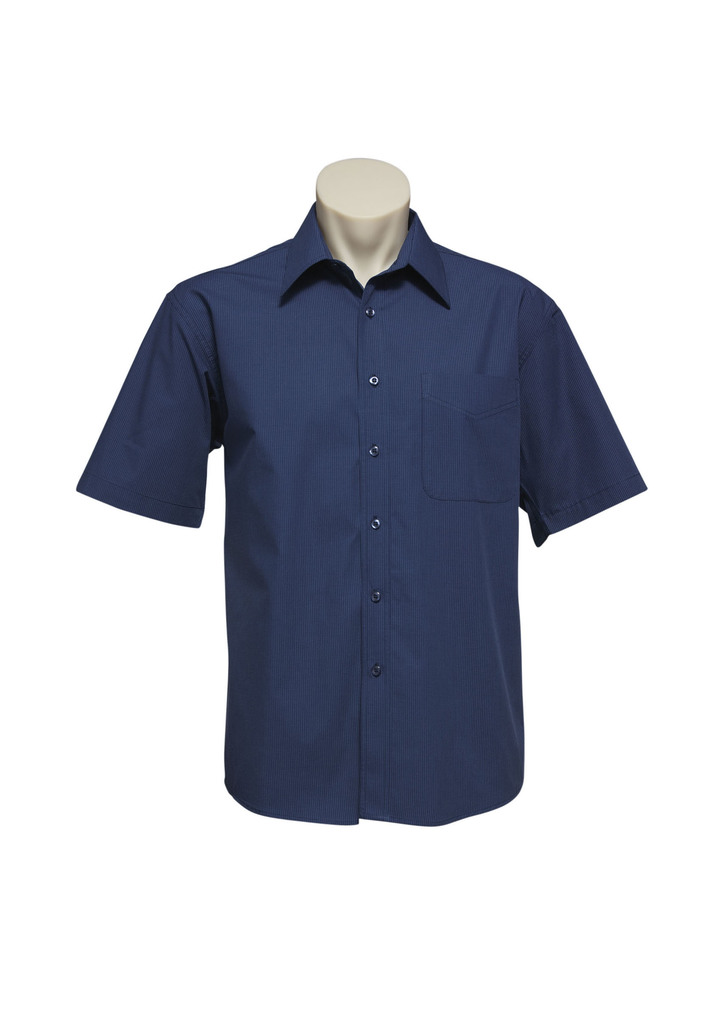 Mens Micro Check Short Sleeve Shirt – AKL Industries